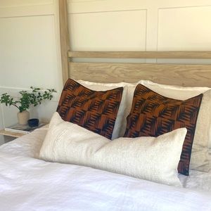 Cb2 copper pillow cover pair